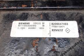БЛОК УПРАВЛЕНИЯ sirius32 s110030050b 8200047493 БЕЗ КОДА