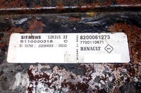 БЛОК УПРАВЛЕНИЯ sirius32 s110030318c 8200061273 БЕЗ КОДА