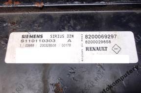 БЛОК УПРАВЛЕНИЯ sirius32n s110110303a 8200069297 БЕЗ КОДА