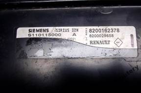 БЛОК УПРАВЛЕНИЯ sirius32n s110115000a 8200162378 БЕЗ КОДА