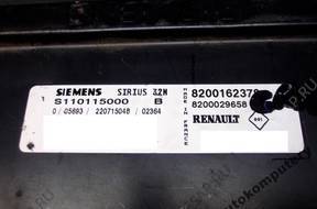 БЛОК УПРАВЛЕНИЯ sirius32n s110115000b 8200162378 БЕЗ КОДА