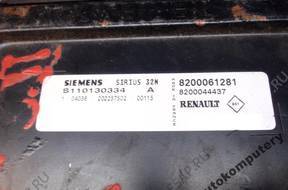 БЛОК УПРАВЛЕНИЯ sirius32n s110130334a 8200061281 БЕЗ КОДА