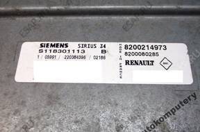 БЛОК УПРАВЛЕНИЯ sirius34 s118301113b 8200214973 БЕЗ КОДА