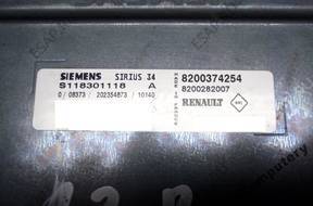 БЛОК УПРАВЛЕНИЯ sirius34 s118301118a 8200374254 БЕЗ КОДА
