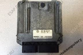 БЛОК УПРАВЛЕНИЯ SKODA 03g906016hf 0281012292 БЕЗ КОДА