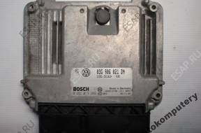 БЛОК УПРАВЛЕНИЯ SKODA 03g906021dn 0281013289 БЕЗ КОДА