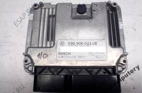 БЛОК УПРАВЛЕНИЯ SKODA 03g906021lb 0281013238 БЕЗ КОДА