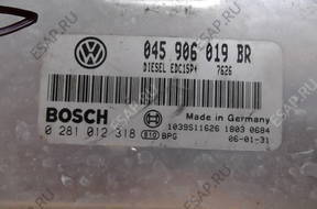 БЛОК УПРАВЛЕНИЯ skoda 045906019BR, 0281012318