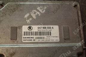 БЛОК УПРАВЛЕНИЯ Skoda 047906033 A 5WP43309 06- Rumia