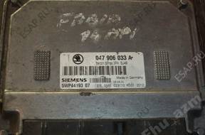 БЛОК УПРАВЛЕНИЯ Skoda 047906033 A 5WP44193 07-