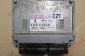 БЛОК УПРАВЛЕНИЯ SKODA 047906033C SIEMENS 5WP4420310