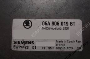 БЛОК УПРАВЛЕНИЯ SKODA 06a906019bt 5wp442801 БЕЗ КОДА