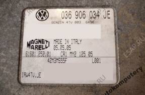 БЛОК УПРАВЛЕНИЯ SKODA FABIA 036906034je iaw4tv.je +PIN