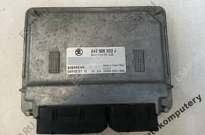 БЛОК УПРАВЛЕНИЯ SKODA FABIA 047906033j 5wp40181 БЕЗ КОДА