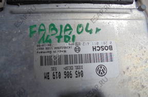 БЛОК УПРАВЛЕНИЯ SKODA FABIA 1,4 TDI 04 год, 0281011412