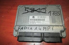 БЛОК УПРАВЛЕНИЯ SKODA FABIA 1,4MPI 07906033A