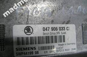 БЛОК УПРАВЛЕНИЯ SKODA FABIA 1.4 MPI 00   ДВИГАТЕЛЕМ