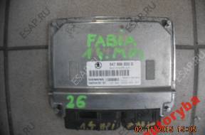 БЛОК УПРАВЛЕНИЯ SKODA FABIA 1.4MPI 047906033D 5WP4419707