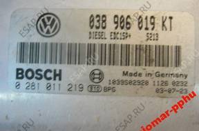 БЛОК УПРАВЛЕНИЯ   SKODA FABIA 1.9 TDI 0281011219