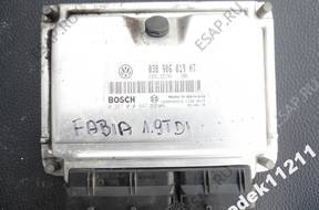 БЛОК УПРАВЛЕНИЯ SKODA FABIA 1.9 TDI  038 906 019 HT