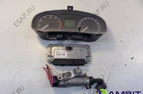 БЛОК УПРАВЛЕНИЯ Skoda Fabia II 2   КОМПЛЕКТ 1.4 16V