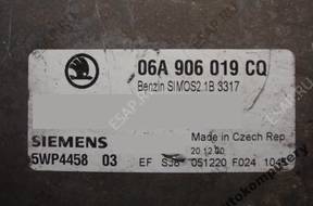 БЛОК УПРАВЛЕНИЯ SKODA OCTAVIA 06a906019cq 5wp4458 БЕЗ КОДА