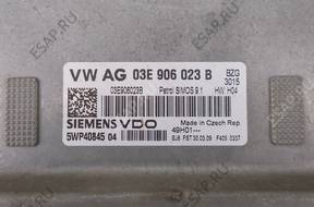 БЛОК УПРАВЛЕНИЯ   Skoda VW 03E906023B 5WP40845