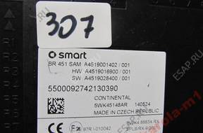 БЛОК УПРАВЛЕНИЯ SMART BR451 SAM A4519001402 5WK45148AR