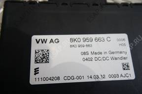 БЛОК УПРАВЛЕНИЯ   СТАБИЛИЗАТОР НАПРЯЖЕНИЯ NAPIECIA 8K0959663C