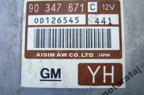 БЛОК УПРАВЛЕНИЯ STEOWNIK OPEL 90347671 C 0D126545 YH
