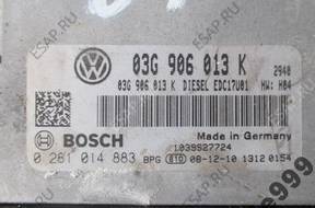 БЛОК УПРАВЛЕНИЯ STER. 1.9 TDI VW SEAT SKODA 03G906013K