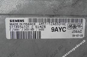 БЛОК УПРАВЛЕНИЯ STEROWNK FORD S118934101C 4M51-12A650-HC