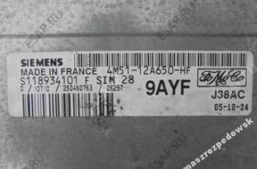 БЛОК УПРАВЛЕНИЯ STEROWNK FORD S118934101F 4M51-12A650-HF