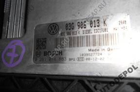 БЛОК УПРАВЛЕНИЯ   TDI 03G906013K  0281014883 *