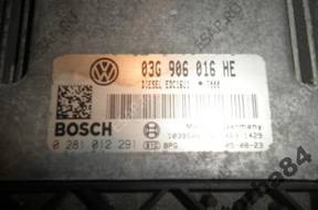 БЛОК УПРАВЛЕНИЯ TOLEDO III ALTEA 2.0 TDI 03G906016HE