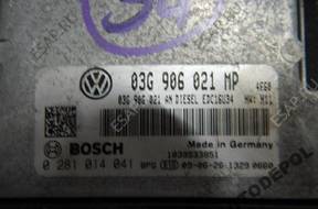 БЛОК УПРАВЛЕНИЯ    TOURAN  03G906021MP 0281014041