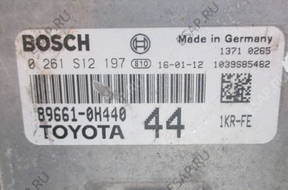 БЛОК УПРАВЛЕНИЯ   TOYOTA 0261S12197 89661-0H440