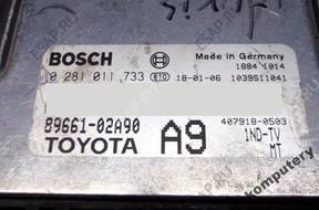 БЛОК УПРАВЛЕНИЯ TOYOTA 89661-02a90 8966102a90 0281011733
