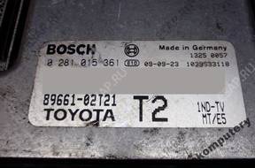 БЛОК УПРАВЛЕНИЯ TOYOTA 89661-02t21 8966102t21 0281015361