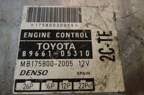 БЛОК УПРАВЛЕНИЯ TOYOTA 89661-05310 AVENSIS 2.0 TDI 1670