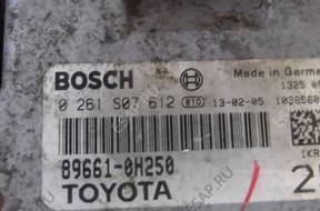 БЛОК УПРАВЛЕНИЯ toyota 89661-0H250, 0261S07612