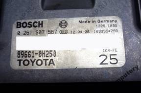 БЛОК УПРАВЛЕНИЯ TOYOTA 89661-0h250 896610h250 0261s07567