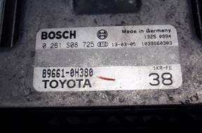 БЛОК УПРАВЛЕНИЯ TOYOTA 89661-0h380 896610h380 0261s08725