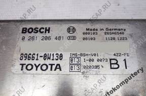 БЛОК УПРАВЛЕНИЯ TOYOTA 89661-0w130 896610w130 0261206481