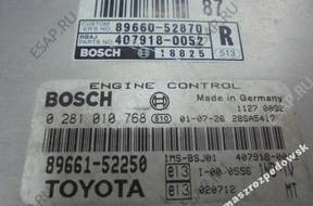 БЛОК УПРАВЛЕНИЯ   TOYOTA 89661-52250 0281010768