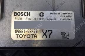 БЛОК УПРАВЛЕНИЯ TOYOTA 8966102x70 89661-02x70 0281016911