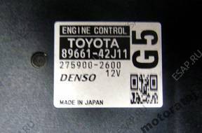 БЛОК УПРАВЛЕНИЯ TOYOTA 8966142J11 2759002600 G5 12V