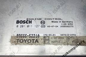 БЛОК УПРАВЛЕНИЯ TOYOTA 89666-52210 8966652210 0281011127