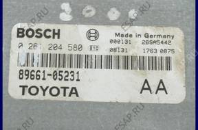 БЛОК УПРАВЛЕНИЯ TOYOTA AVENSIS 1.6 0261204580 89661-05231