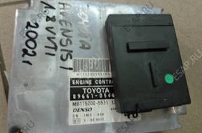 БЛОК УПРАВЛЕНИЯ TOYOTA AVENSIS 1.8 VVTI 2001 год T22